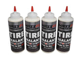 MASSFX Premium Flat Tire Sealant 32 oz - Prevents & Seals - Made in USA (4 pk)